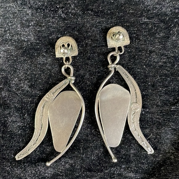 Vintage Sterling Silver with Roman Glass. - Picture 4 of 5